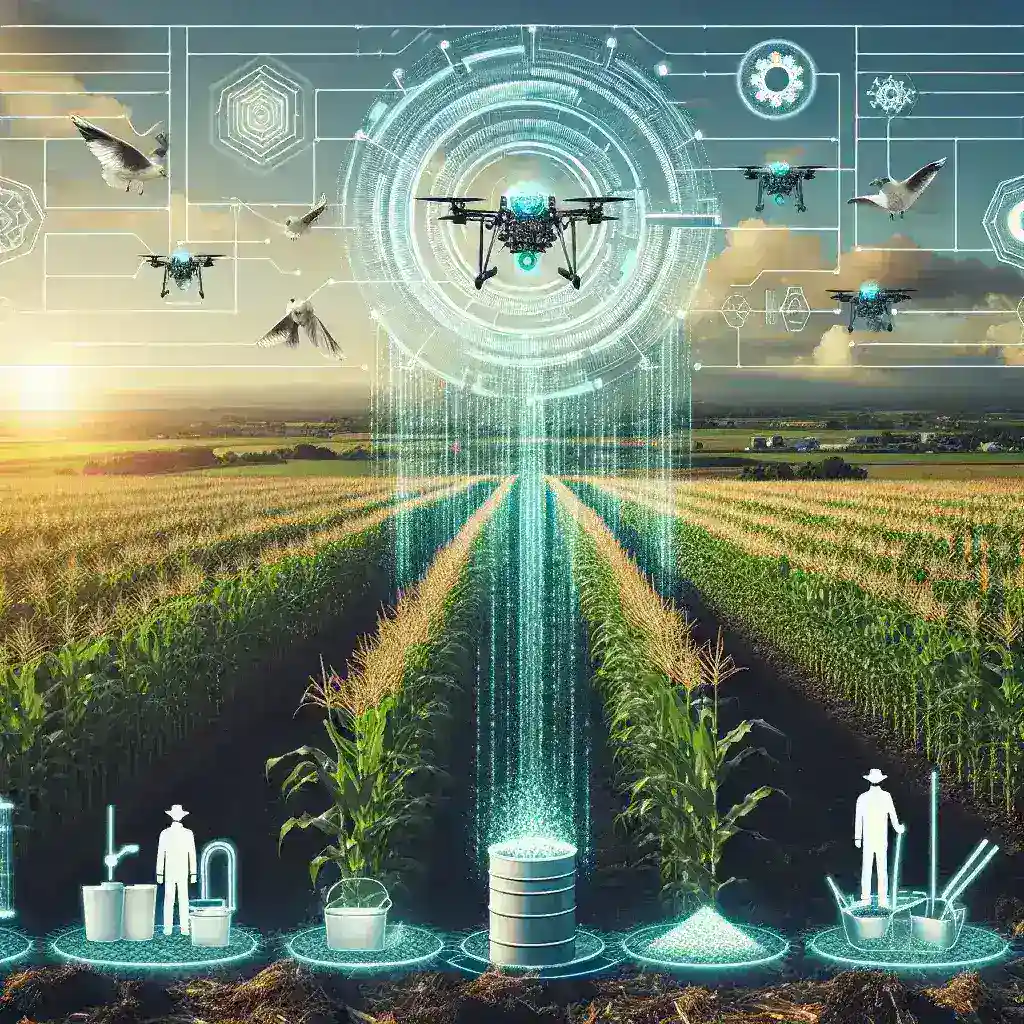 AI in Agriculture: Revolutionizing Crop Yields and Resource Management for Sustainable Farming